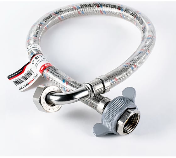 Изображение товара Угловая подводка PROFACTOR LUXE с полимерным покрытием, в/в 1/2, 100 см PF WFH 527.100