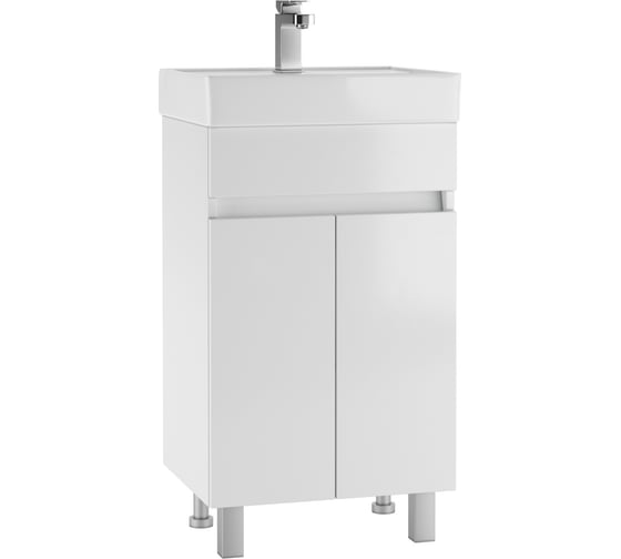 Изображение товара Тумба Айсберг Норма под умывальник Енисей 50 без ящика DA1620T