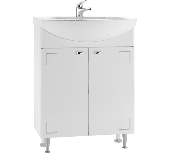 Изображение товара Тумба Айсберг Классик под умывальник Элеганс 65 без ящика DA1134T