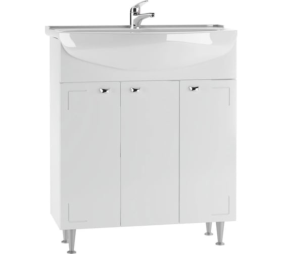 Изображение товара Тумба Айсберг Классик под умывальник Амур 70 без ящика DA1135T