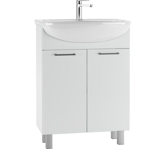 Изображение товара Тумба Айсберг Контраст под умывальник Уют 60 без ящика DA2703T