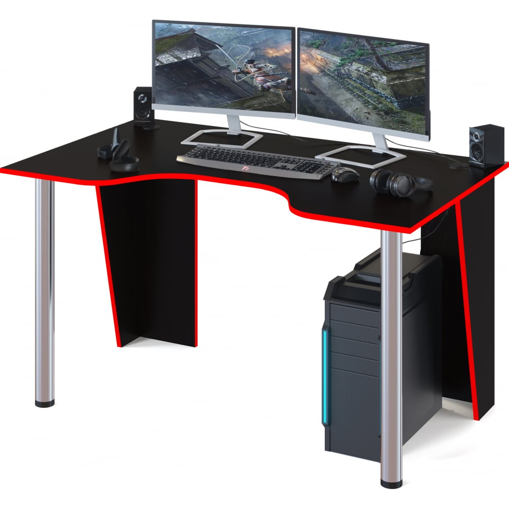 Компьютерный стол СОКОЛ стол компьютерный сокол кст 18 красный