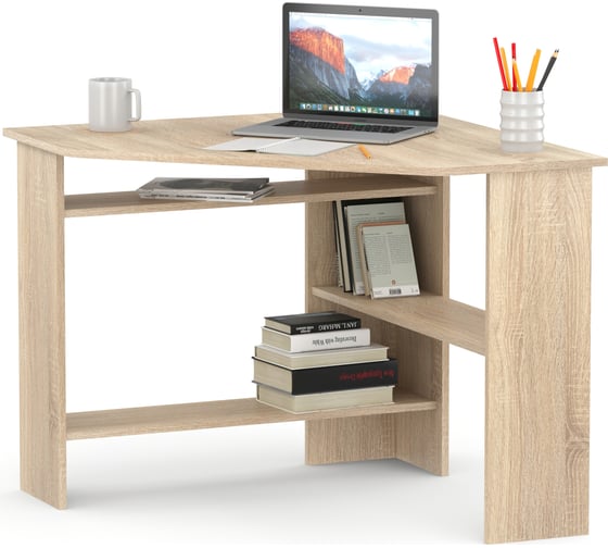 Изображение товара Компьютерный стол СОКОЛ дуб сонома КСТ-02 00-00010956