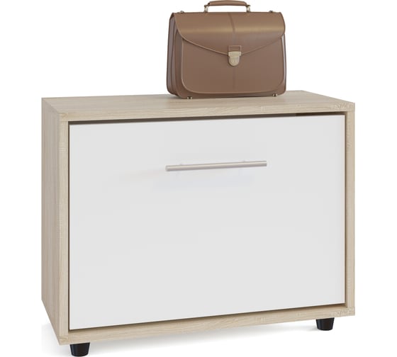 Изображение товара Тумба СОКОЛ дуб сонома/белый ТП-1 ШОТП1Сб