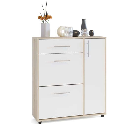 Изображение товара Тумба СОКОЛ дуб сонома/белый ТП-4 ШОТП4Сб