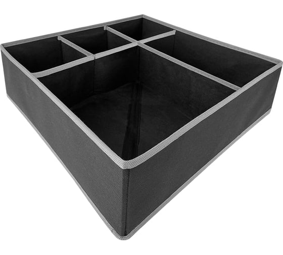 Изображение товара Органайзер для хранения вещей ГЕЛЕОС 5 отделений, Венге размер 40x40x13 см ВНГ-15М