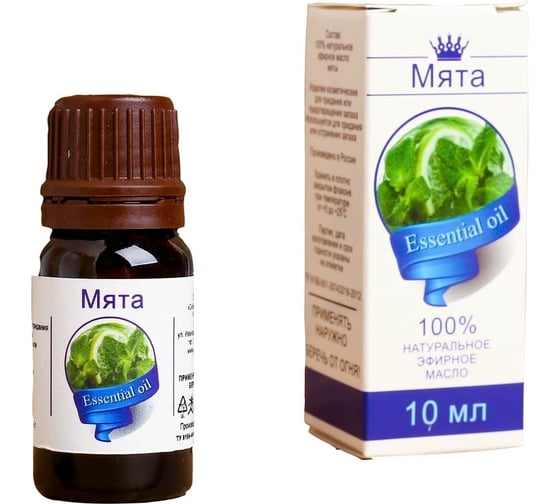 Изображение товара Эфирное масло Сималенд Мята флакон-капельница, 10 мл 1857699