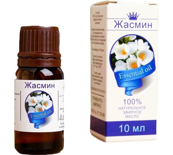 Изображение товара Эфирное масло Сималенд Жасмин флакон-капельница, 10 мл 1857682