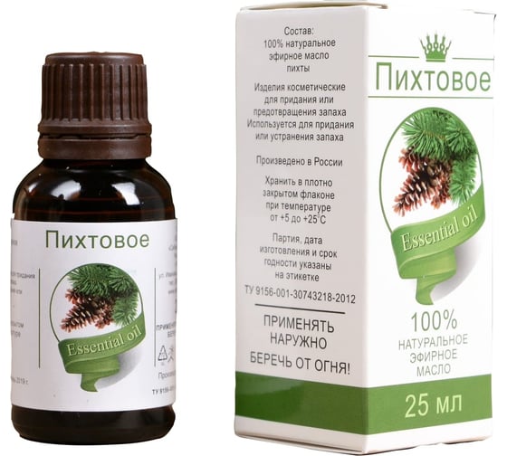 Изображение товара Эфирное масло Сималенд Пихта флакон-капельница, 25 мл 1857717