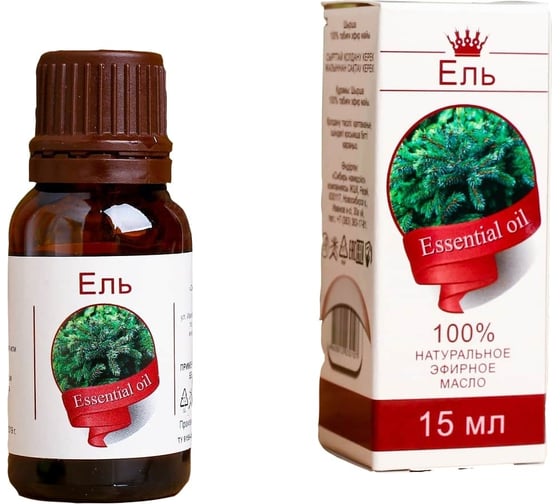 Изображение товара Эфирное масло Сималенд Ель флакон-капельница, 15 мл 2496212