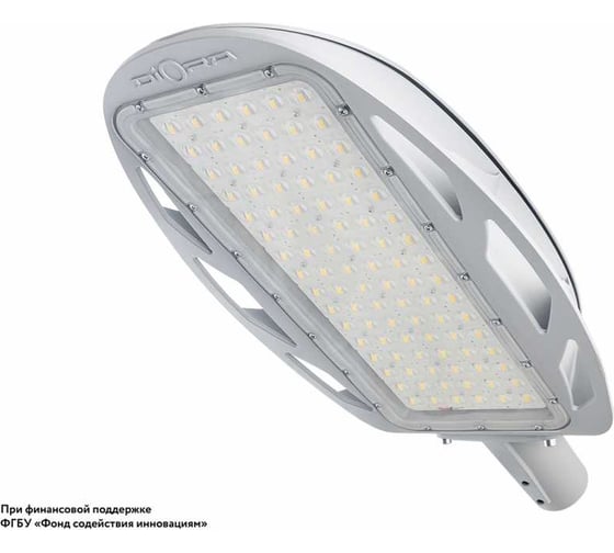 Изображение товара Светодиодный светильник DIORA Skat Glass 250/35500 ШБ1 35500лм 250Вт 5000K IP66 0,95PF 70Ra Kп<1 консоль DSG250-ShB1-5K-C