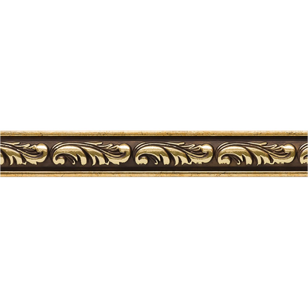 Купить Стеновой ударопрочный влагостойкий молдинг Decor-Dizayn, 157-1223, червонное золото, Полистирол высокой плотности, Афродита
