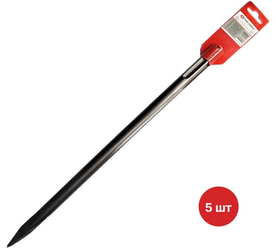 Изображение товара Пика SAMGRUPP SDS-max 18х600 мм АРМАТА 5 шт SAMC-051100600-5