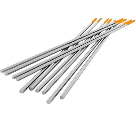 Изображение товара Электроды неплавящиеся вольфрамовые SvarCity WL-15(5шт., 4,0мм*175мм), золотистый / Вольфрамовые электроды WL-15/4,0/175мм