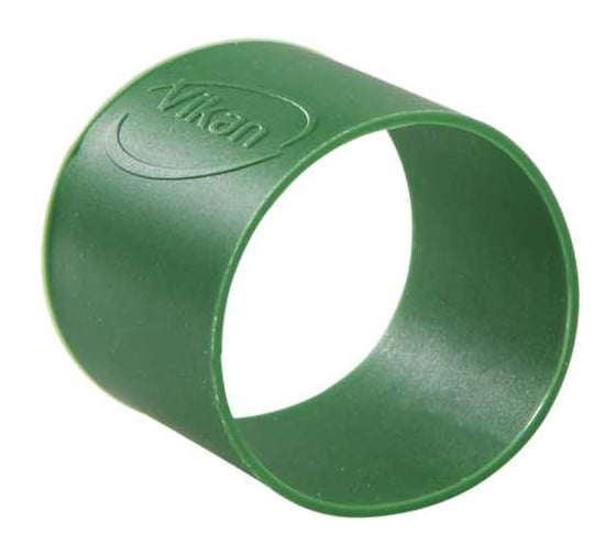 Изображение товара Силиконовое цветокодированное кольцо Vikan 5 шт, D40 мм, зеленый цвет 98022
