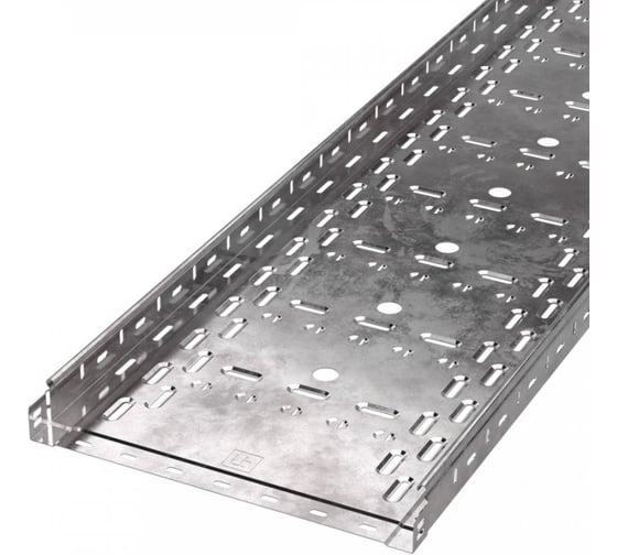 Изображение товара Перфорированный лоток Промрукав Стандарт 400х50х3000 1,0 мм 3м PR16.0014