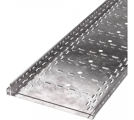 Изображение товара Перфорированный лоток Промрукав Стандарт 500х50х3000 1,0 мм 3м PR16.0017