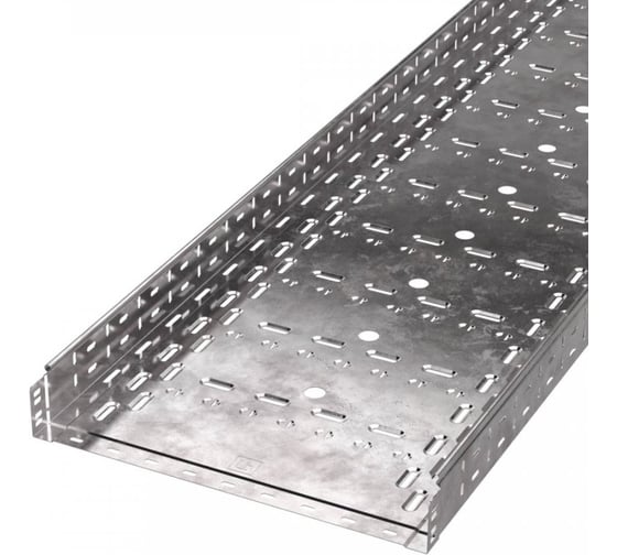 Изображение товара Перфорированный лоток Промрукав Стандарт 500х80х3000 1,0 мм 3м PR16.0018