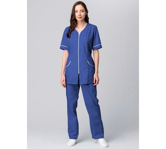 Изображение товара Женский костюм Факел Вера васильковый, р. 60-62; 158-164 87481956.011