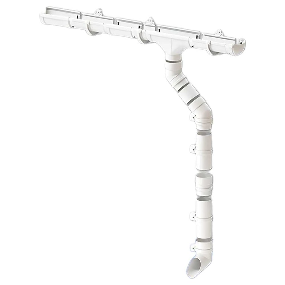 Изображение товара Комплект водосточной системы ЛМ маркет Docke LUX 1.5 м пломбир