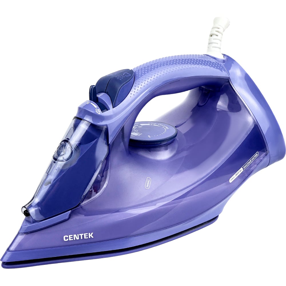 Изображение товара Утюг Centek CT-3300 фиолетовый мощность 2800Вт вертикальное отпаривание