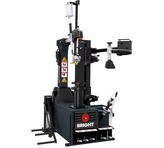 Изображение товара Станок шиномонтажный BRIGHT 897V_RAL7016 12-30 + Третья рука, встроенный подъёмник колес В0000000197998