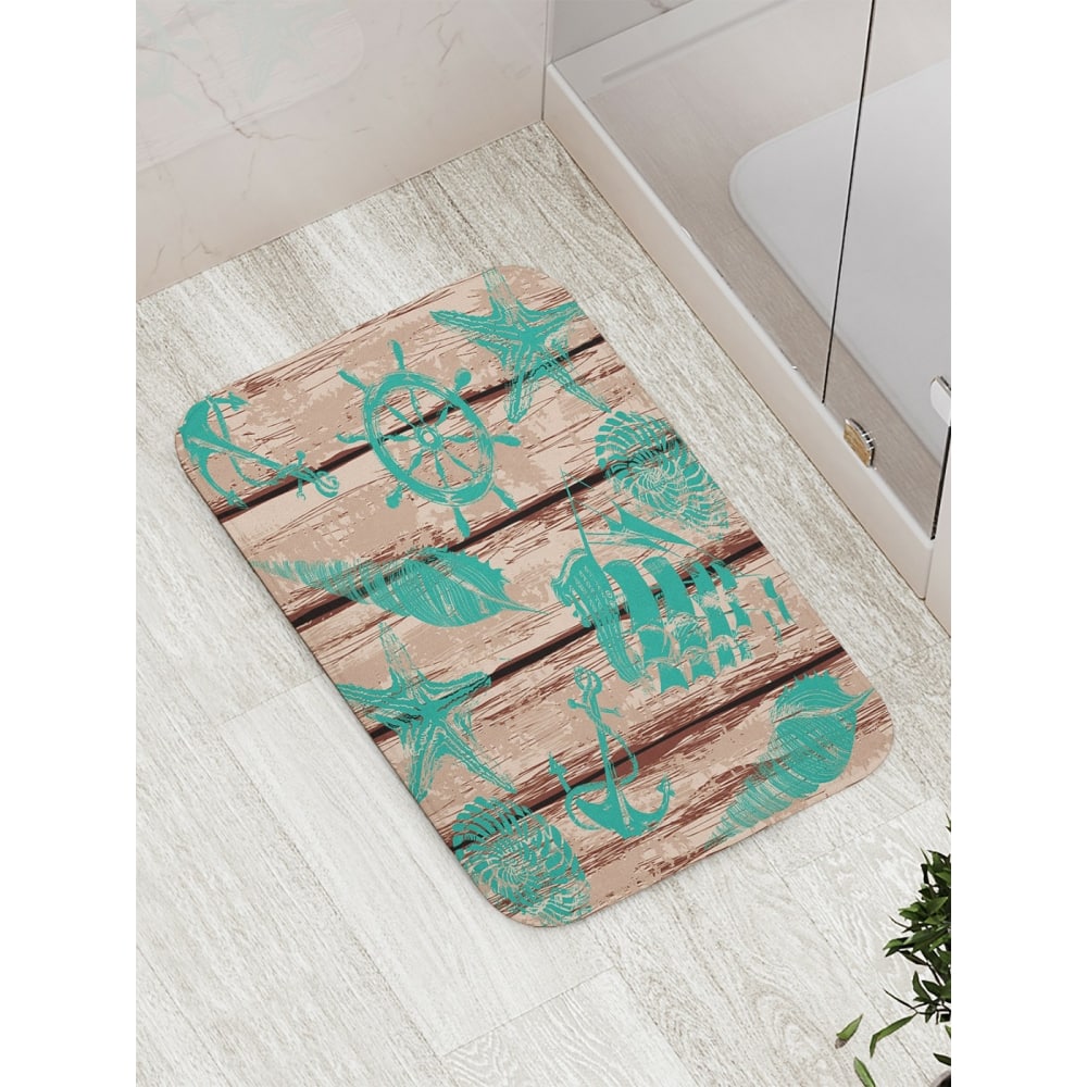 Противоскользящий коврик для ванной, сауны, бассейна JOYARTY - bath_5081