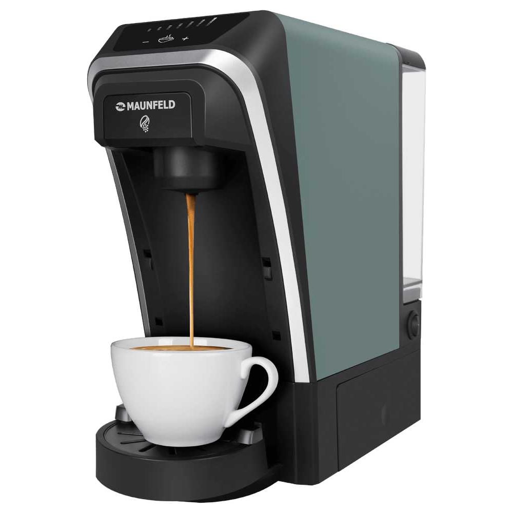 Изображение товара Кофеварка капсульного типа 2в1 MAUNFELD MCCM-CM823GN для эспрессо и кофе