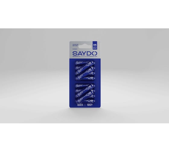 Изображение товара Батарейки алкалиновые SAYDO « Medium» размер АA, блистер 12 шт. SME103