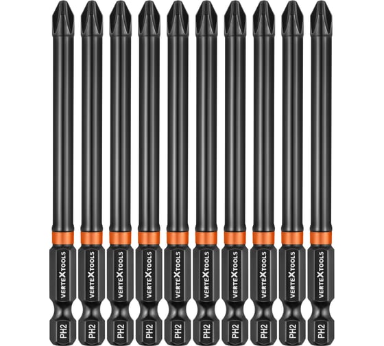 Изображение товара Набор бит vertextools IMPACT PH2x90 IP-PH2-90