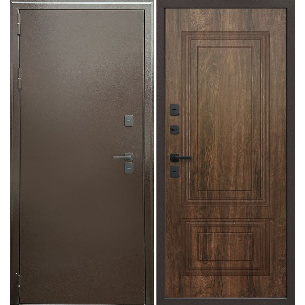 Изображение товара Дверь DIVA Формен Ф-10 Термо левая антик медь грецкий орех