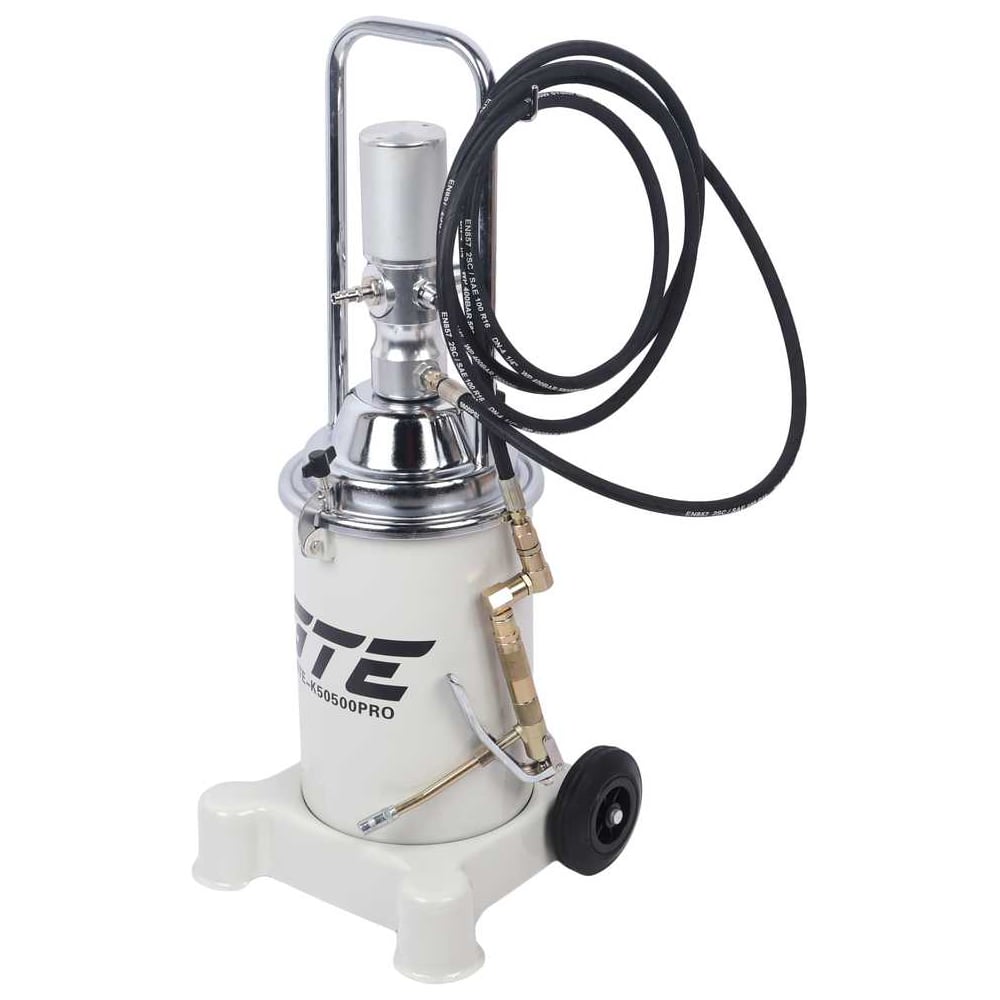 Изображение товара Установка для подачи консистентных смазок GTE с пневматическим приводом 50:1 13 л модель GTE-K50500