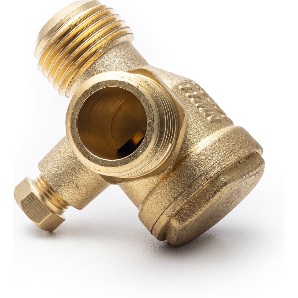 Изображение товара Клапан обратный для компрессора Remeza 1/2Mх1/2Mх1/8F правый