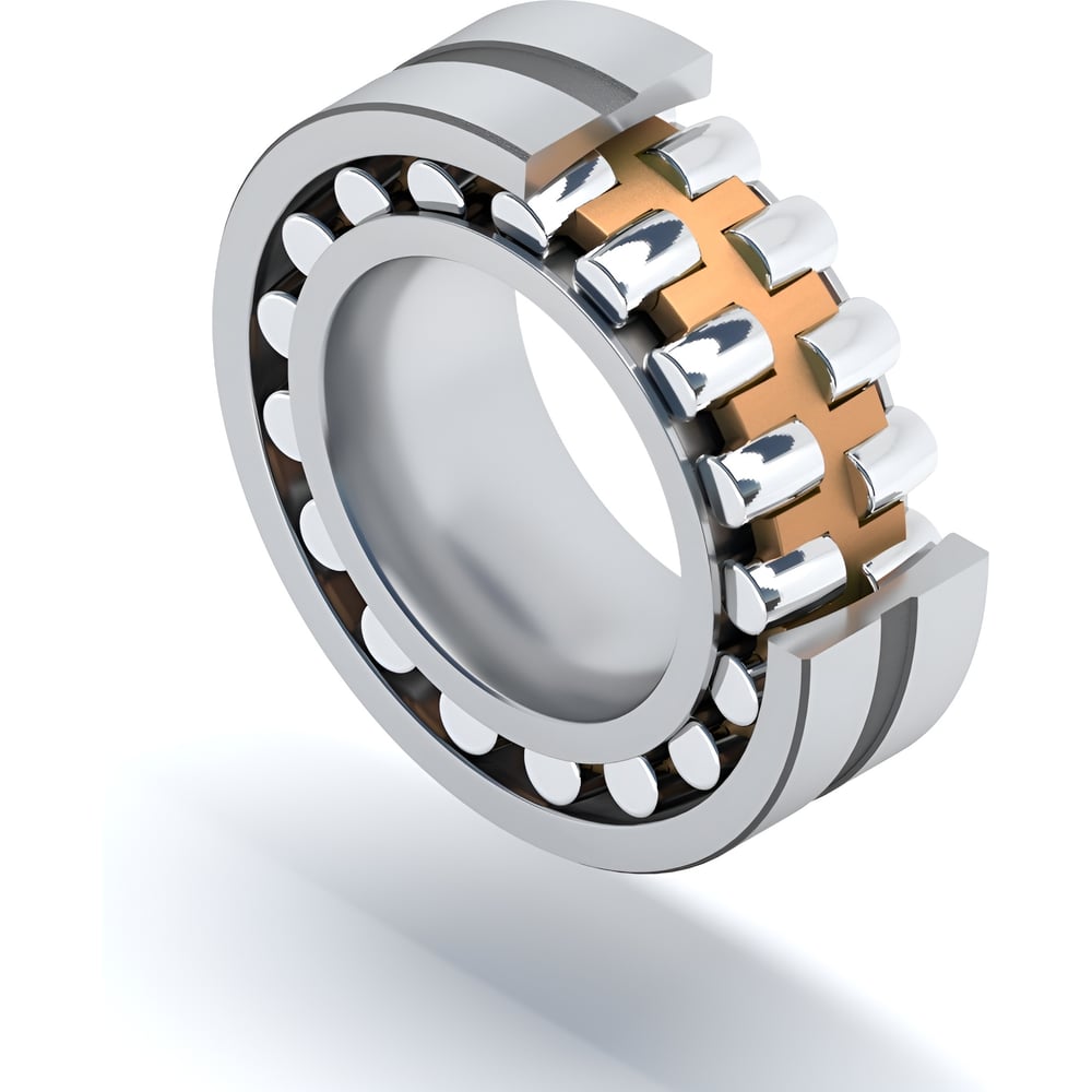 Изображение товара Подшипник роликовый двухрядный сферический DINROLL 22208EMW33/EQ 80x80x23 мм