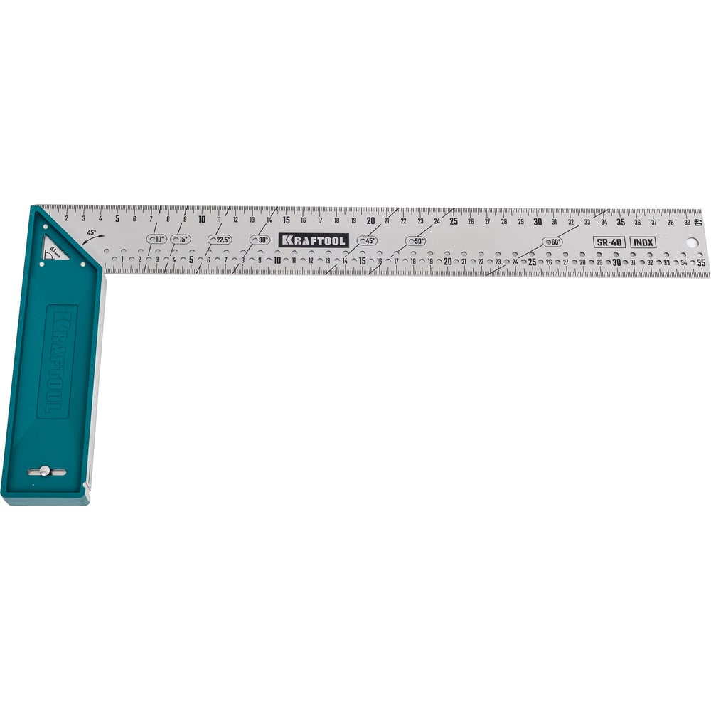 Изображение товара Высокоточный столярный угольник KRAFTOOL SR-40 400 мм профессиональный