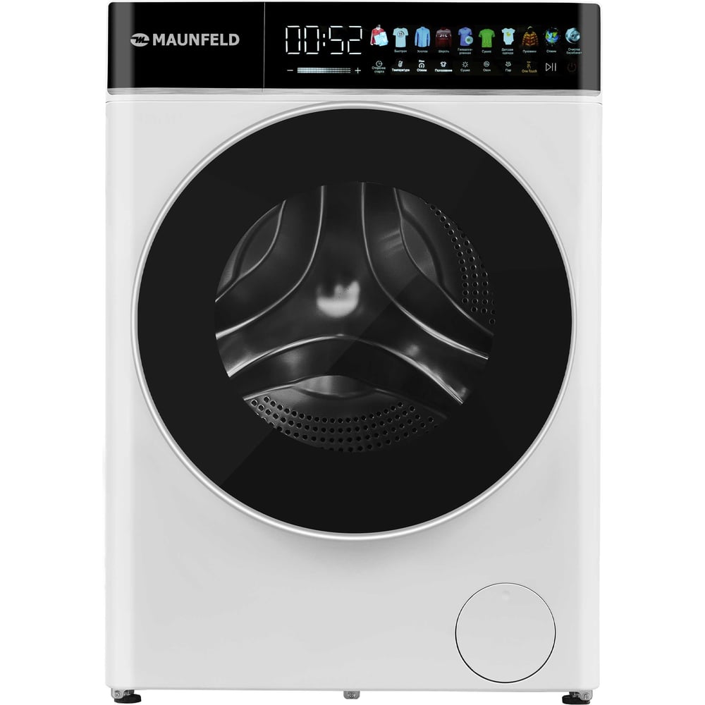 Изображение товара Стиральная машина с сушкой MAUNFELD MFWD1295WH05 инвертор 9 кг белая