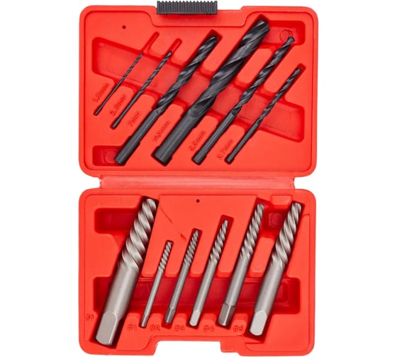 Изображение товара Набор экстракторов резьбы и сверл JBC 12 предметов JBC-924U12(63451)