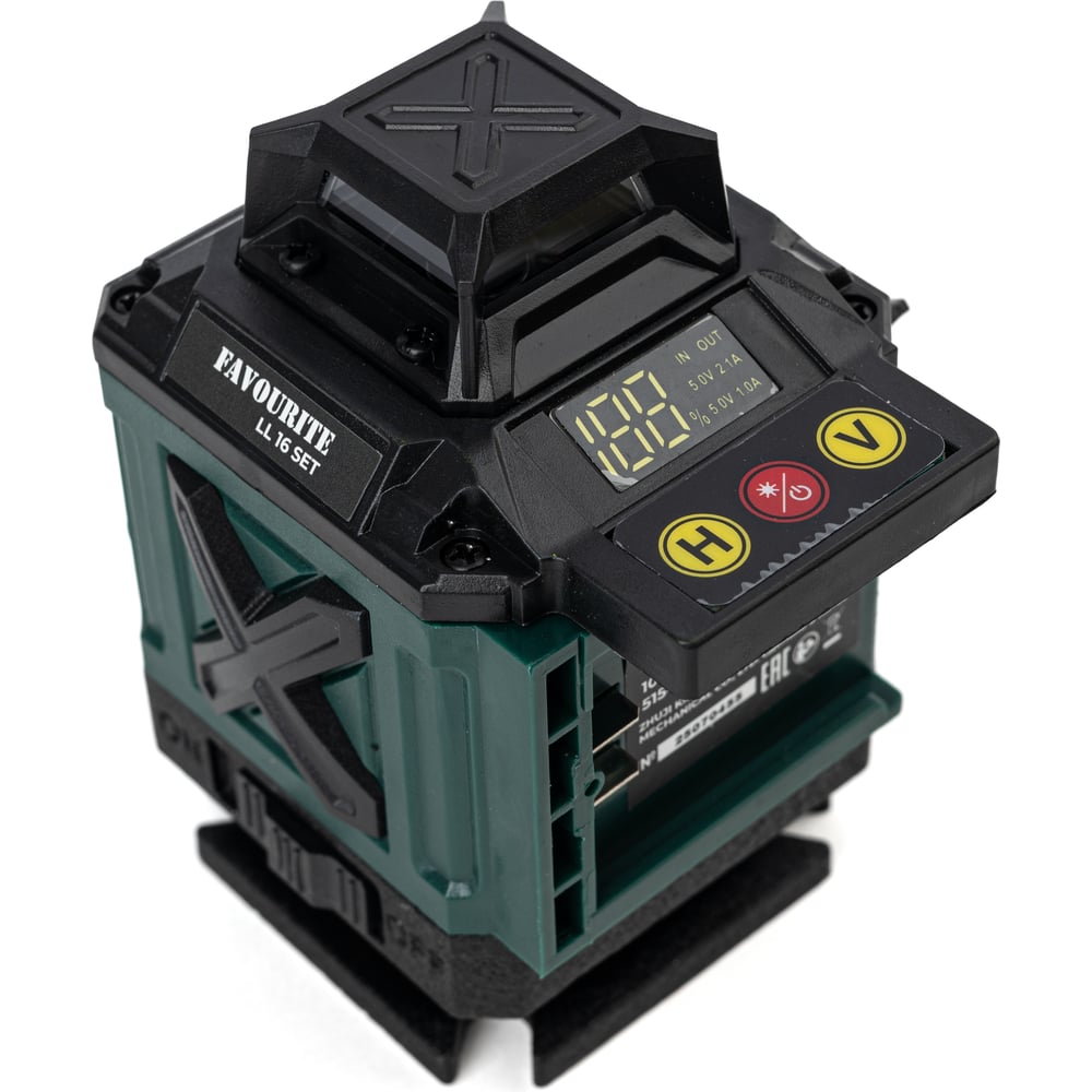 Изображение товара Лазерный нивелир FAVOURITE LL 16 SET полупрофессиональный зеленый 360 градусов