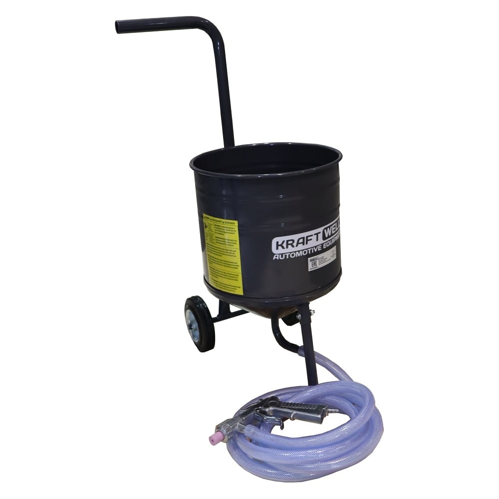 Изображение товара Пескоструйная установка KraftWell 14 л профессиоанльная напорная KRW-SB14T