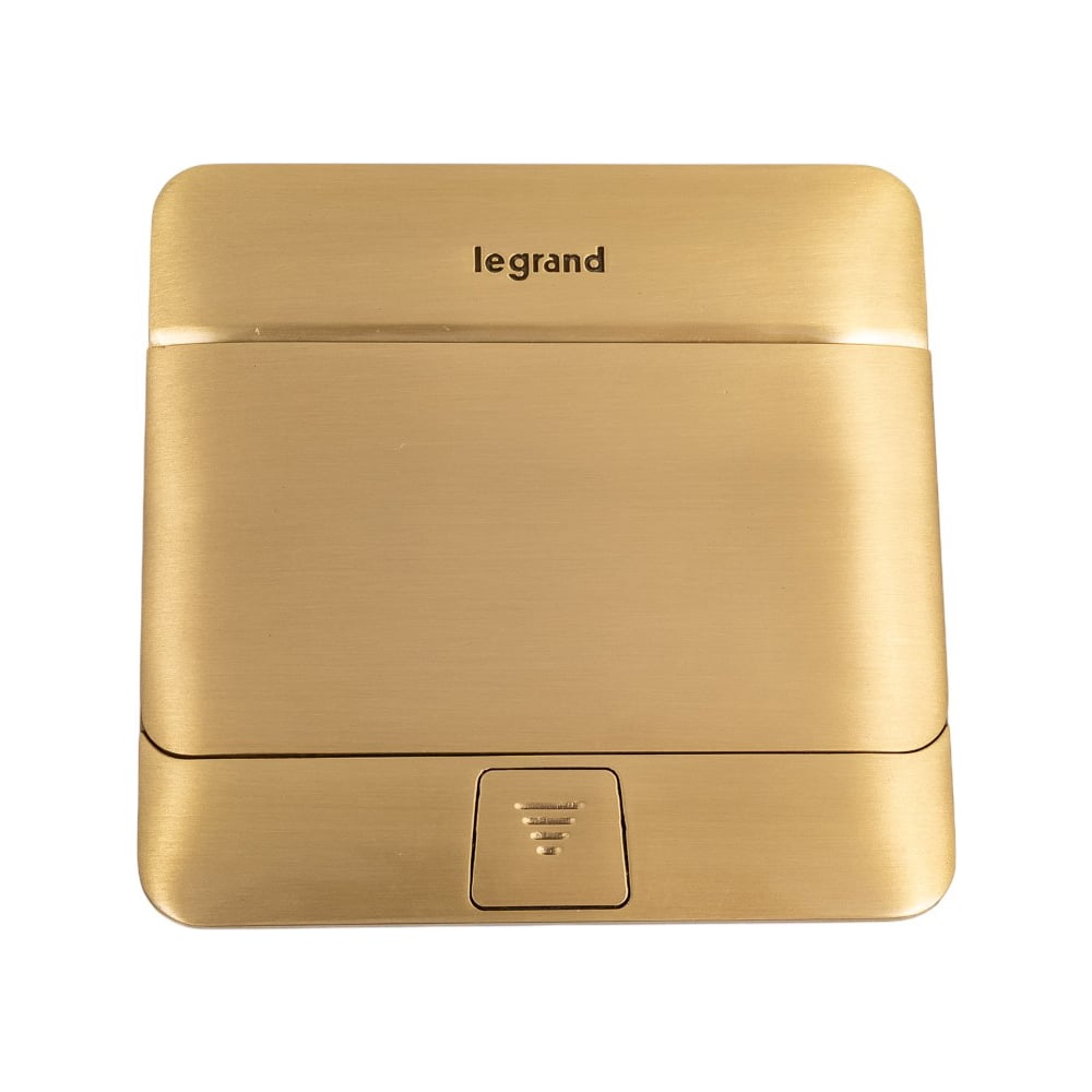Выдвижной розеточный блок Legrand неукомплектованный - IP40 - 3 модуля - латунь 054015