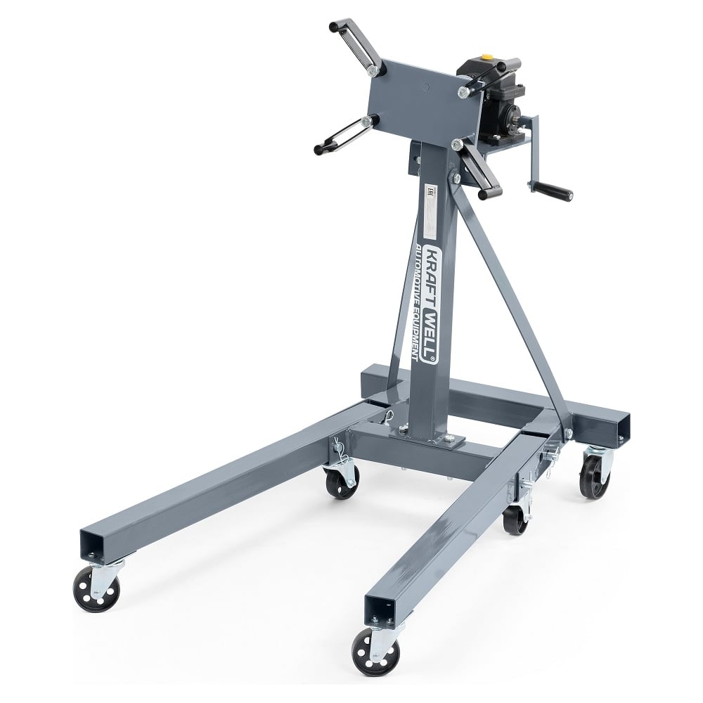 Изображение товара Стенд для разбора двигателей KraftWell 900 кг с редуктором KRWES4