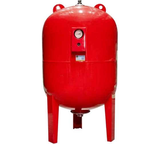 Изображение товара Бак расширительный VRT 200л для отопления присоединение 1 1/2 с манометром вертикальный 555848