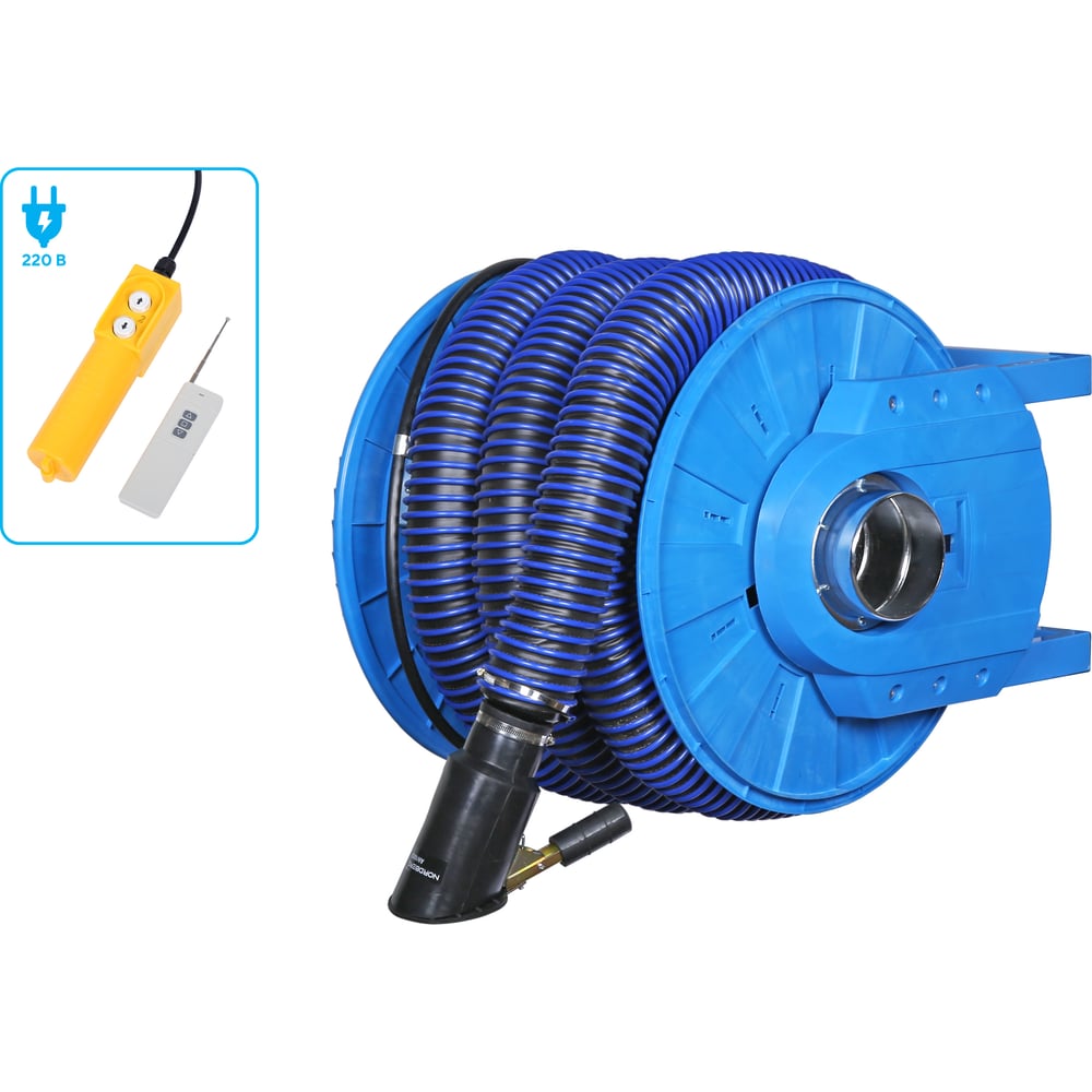 Изображение товара Катушка для сбора выхлопных газов с автоматическим приводом D100мм NORDBERG HRF8100E-kit
