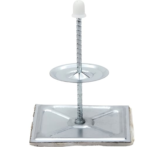 Изображение товара Шип самоклеящийся с шайбой STALMAX L-SAD 89 (50х50) для крепления теплоизоляции (арт. 11571) оц. сталь (уп. 100) 11571-023