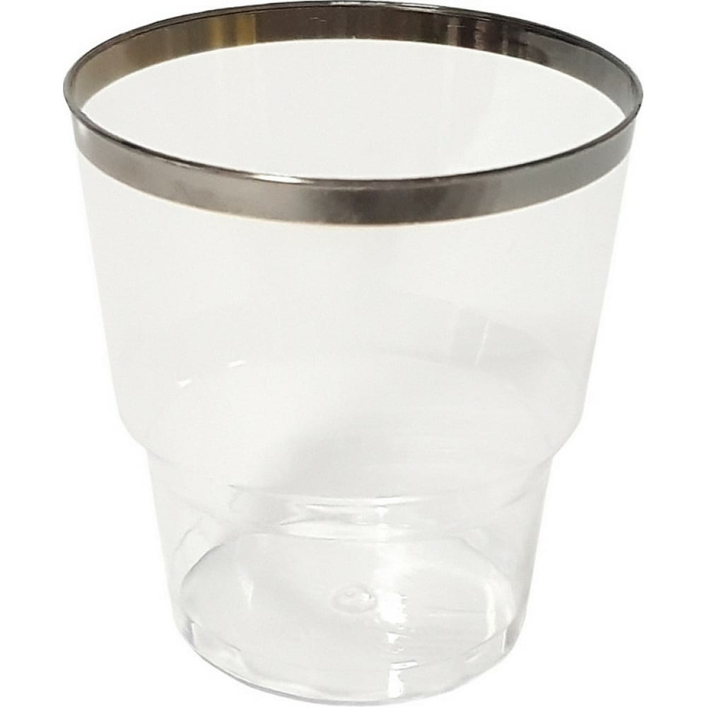 Одноразовый прозрачный стакан ООО Комус стакан прозрачный кристалл одноразовый 0 2 литра 50 шт в уп