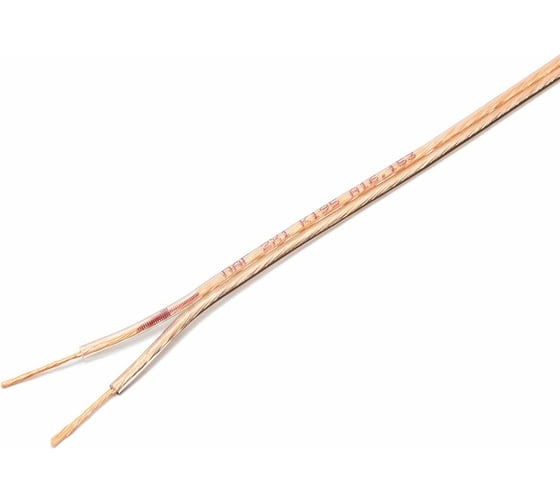 Изображение товара Акустический кабель Cablexpert прозрачный, 20 м, бухта CC-TC2x1,0-20M