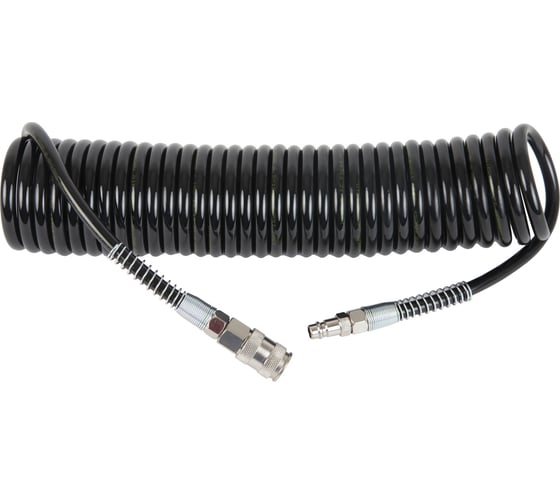 Изображение товара Шланг пневматический спиральный с БРС 8 м, 6.5х10 мм WIEDERKRAFT WDK-65758