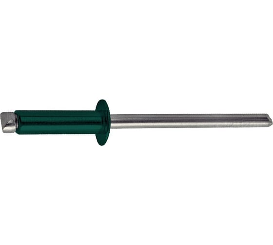Изображение товара Заклепка вытяжная STALMAX LZV 4,8х12 Al/St (RAL 6005 (Зелёный мох)) с выпуклой шляпкой (арт. 11558) алюминий/сталь (уп. 500 шт) 11558-023