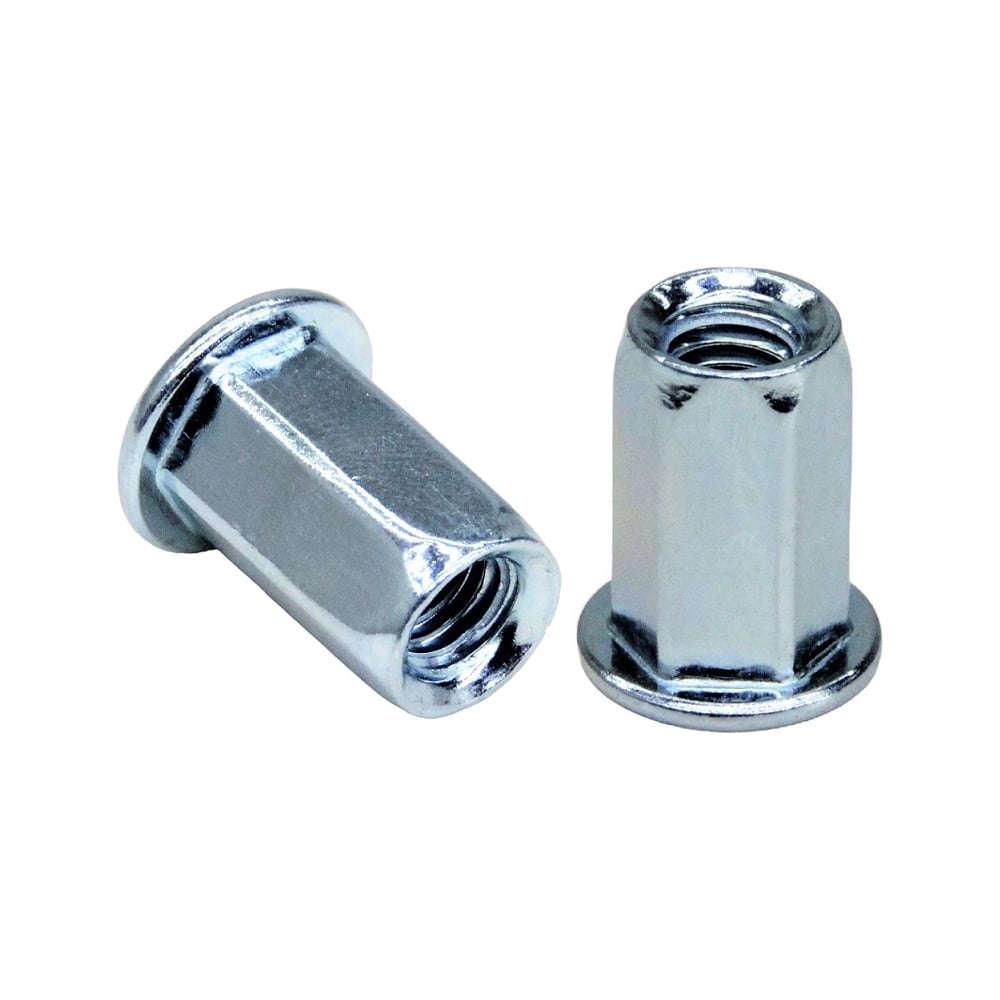 Изображение товара Заклепка-гайка STALMAX шестигранная LZH-C М 4х11 цилиндрический бортик, упак. 1000 шт