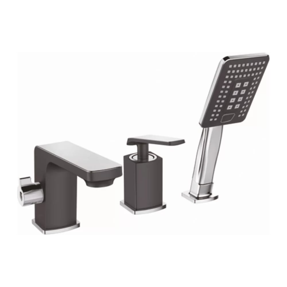 Изображение товара Смеситель на борт ванны ViEiR однорычажный черный V333532-C